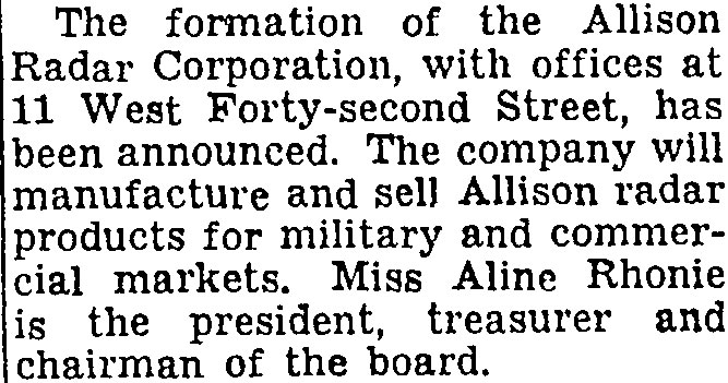 New York Times, December 23, 1950